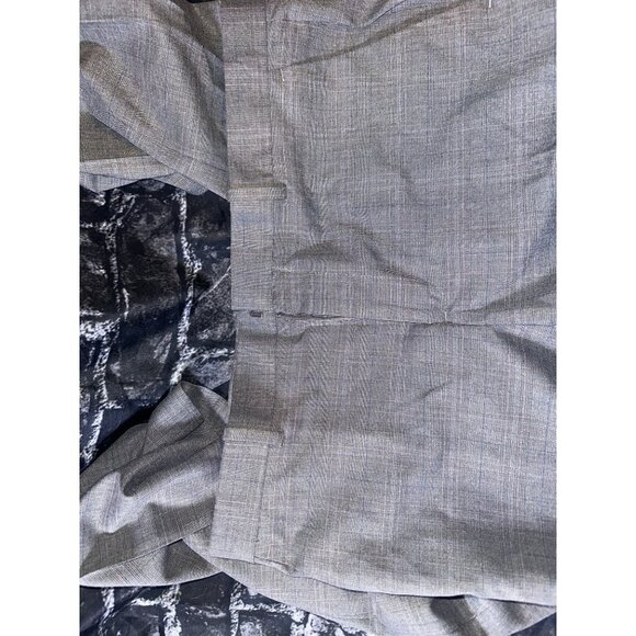 Perry Ellis Men's Slim Fit Stretch Non Iron Dress Pants, Grey Plaid, 36x32, NWT - Picture 4 of 4